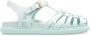 Marni Sandalen Light Blue Leather Gladiator Sandals in blauw - Thumbnail 1