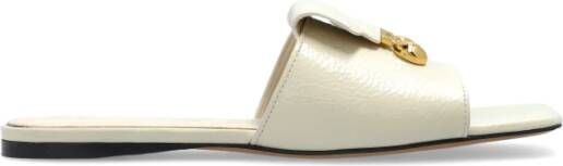 Marni Leren Slippers