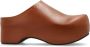 Marni Leren slides Chunky Brown Dames - Thumbnail 1
