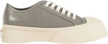 Marni Leren Sneakers met Vetersluiting