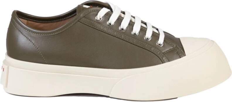 Marni Leren Sneakers Regular Fit