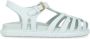 Marni Sandalen Light Blue Leather Gladiator Sandals in blauw - Thumbnail 8