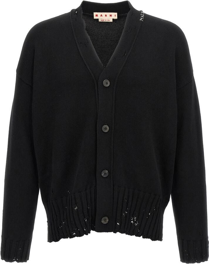 Marni Cardigan met Symbool Borduurwerk