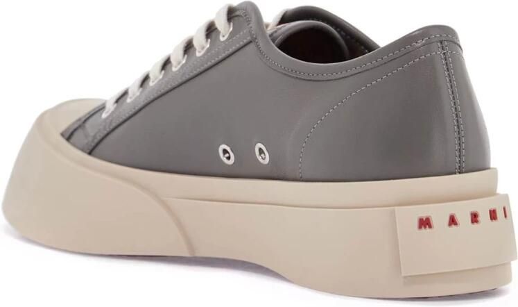 Marni Elegante grijze kalfsleren sneakers - Foto 2