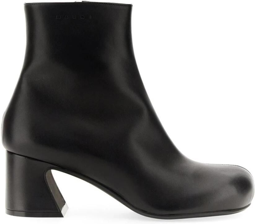 Marni Enkellaarsjes met blokhak