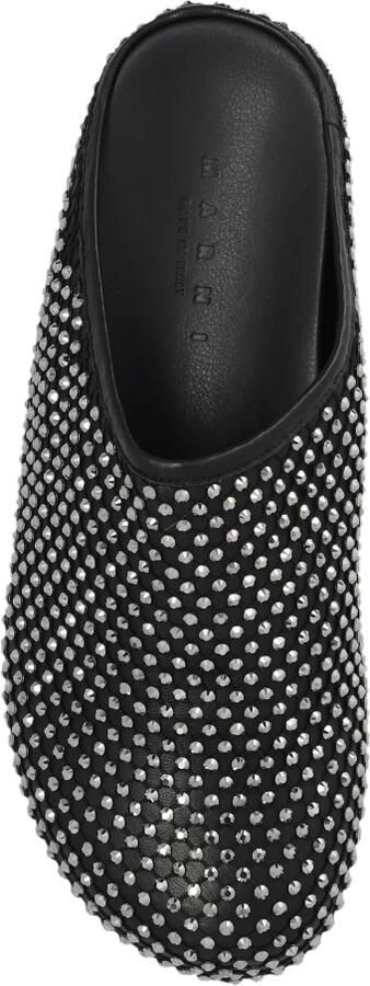 Marni Fussbett leren slippers - Foto 2