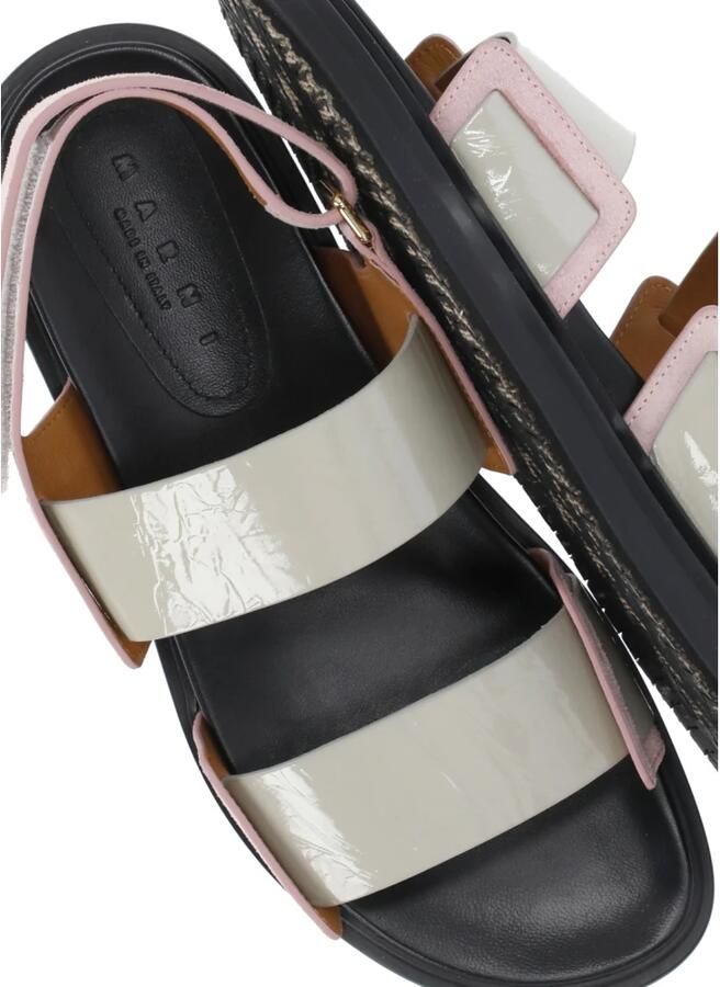 Marni Fussbett Sandalen met Dubbele Band - Foto 2