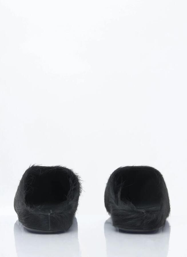 Marni Kalfshaar Fussbett Sabot Mules Black Dames