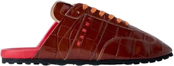 Marni Lederen Mules met Veters