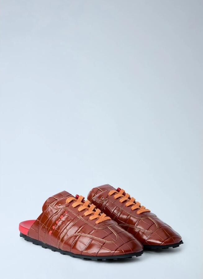 Marni Lederen Mules met Veters - Foto 3