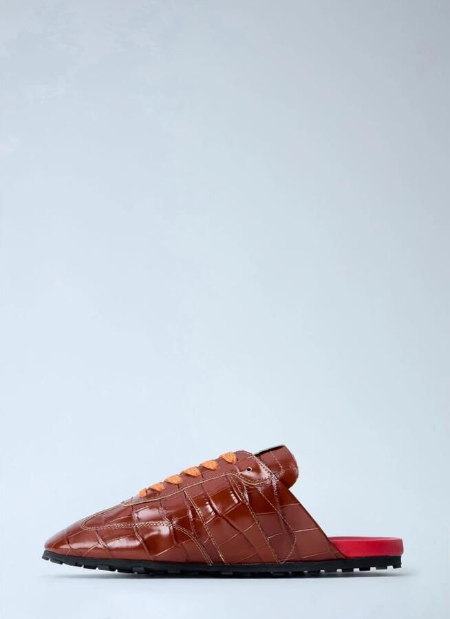 Marni Lederen Mules met Veters - Foto 4