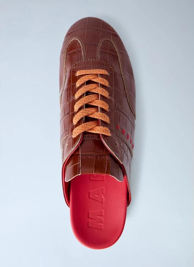 Marni Lederen Mules met Veters - Foto 6