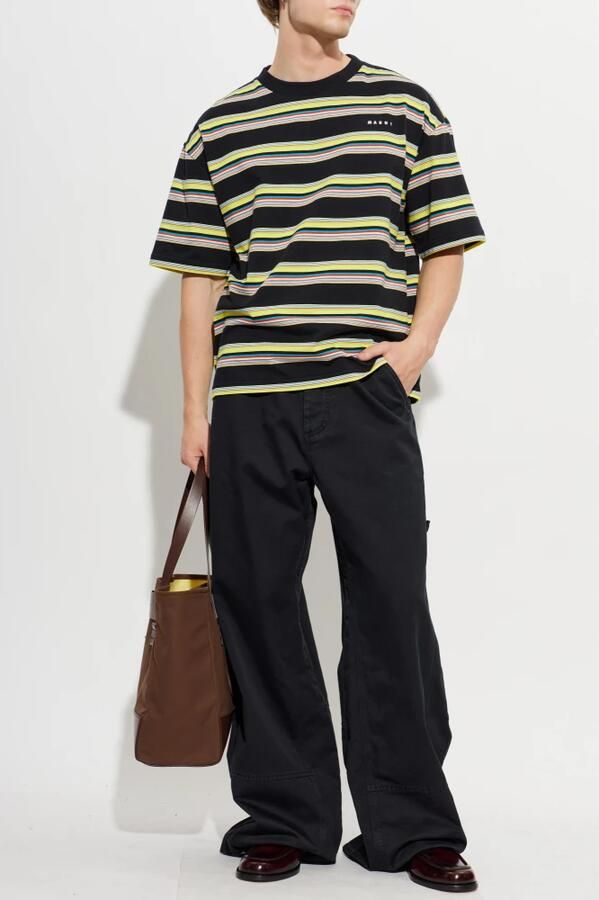 Marni Leren band schoenen - Foto 3