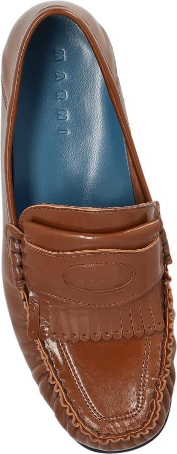 Marni Leren Loafers - Foto 4