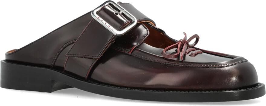 Marni Leren Mules - Foto 6