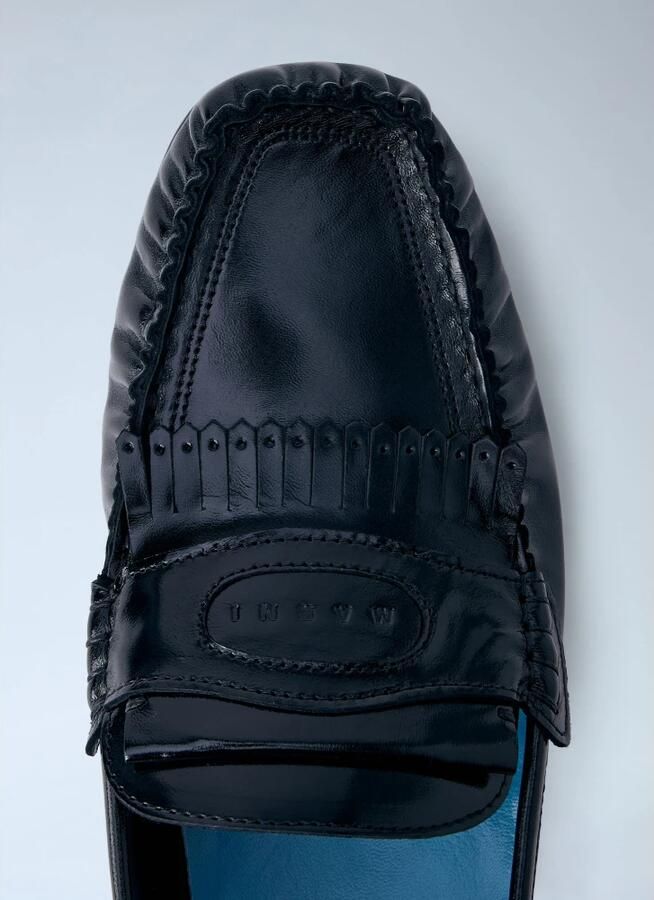 Marni Leren Penny Loafers - Foto 2