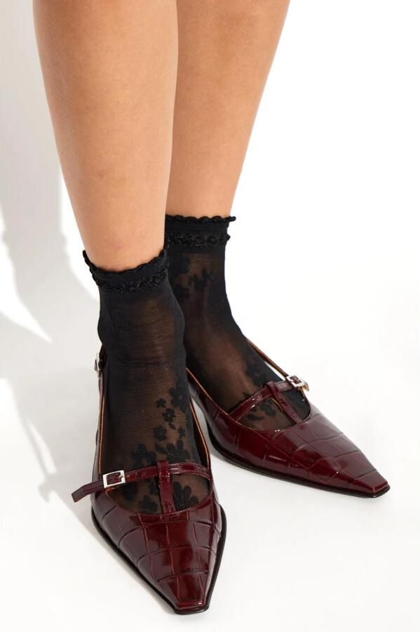 Marni Leren Schoenen met Hak - Foto 2