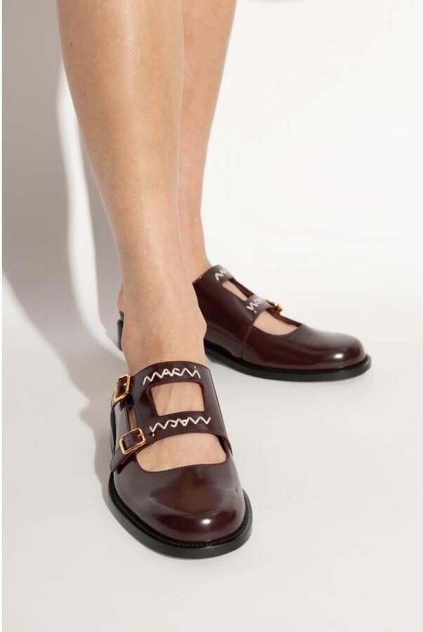 Marni Bordeaux Loafer Schoenen Elegant Comfort - Foto 2