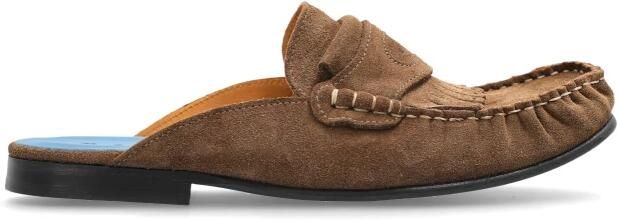 Marni Leren Slippers