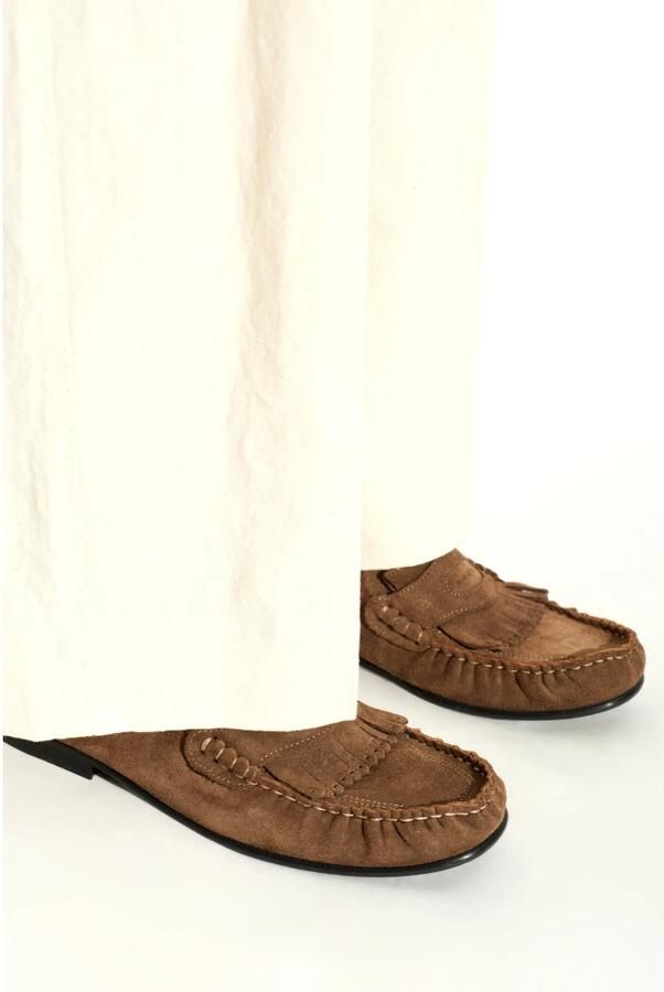 Marni Leren Slippers - Foto 2