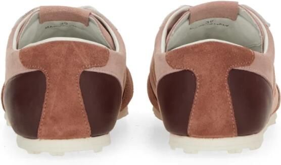 Marni Leren sneaker met logo - Foto 5