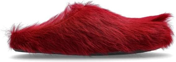 Marni Long Hair Calfskin Fussbett Sabot