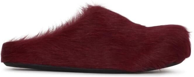 Marni Long Hair Calfskin Fussbett Sabot - Foto 7