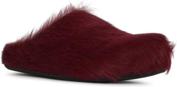 Marni Long Hair Calfskin Fussbett Sabot - Foto 8