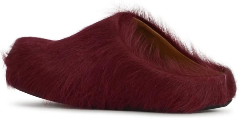 Marni Long Hair Calfskin Fussbett Sabot - Foto 6