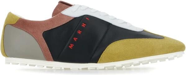 Marni Ovine Leather Sneakers