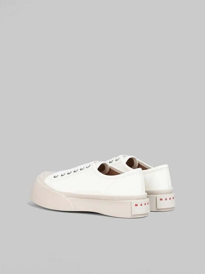 Marni Witte Sneakers Regular Fit Geschikt voor Alle Temperaturen 100% Leer White - Foto 4