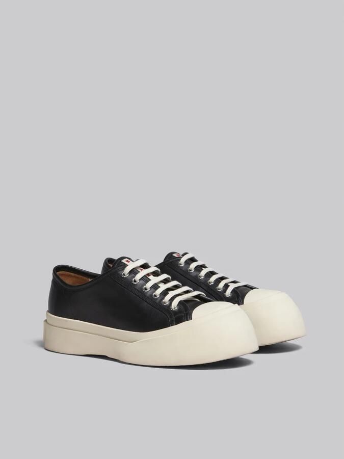 Marni Low-Top Sneakers Black Smooth Leather Sneakers in zwart - Foto 2