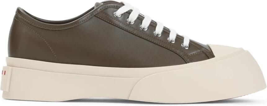 Marni Leren Sneakers Regular Fit - Foto 3