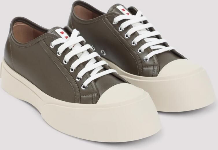 Marni Leren Sneakers Regular Fit - Foto 2
