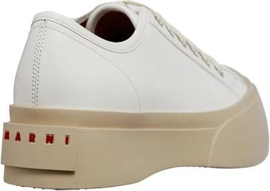 Marni Witte Sneakers Regular Fit Geschikt voor Alle Temperaturen 100% Leer White - Foto 14