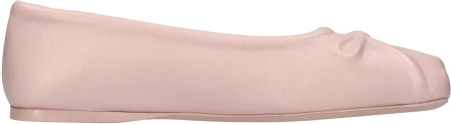 Marni Leren balletflats Pink Dames - Foto 5