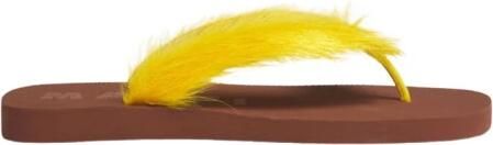 Marni Ponyhair Flip-Flop