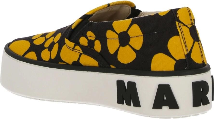 Marni Bloemenprint Slip-On Canvas Sneakers Multicolor Dames - Foto 2