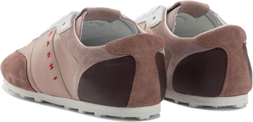 Marni Multicolor Leren Sneakers Top Veters Ronde Neus - Foto 4