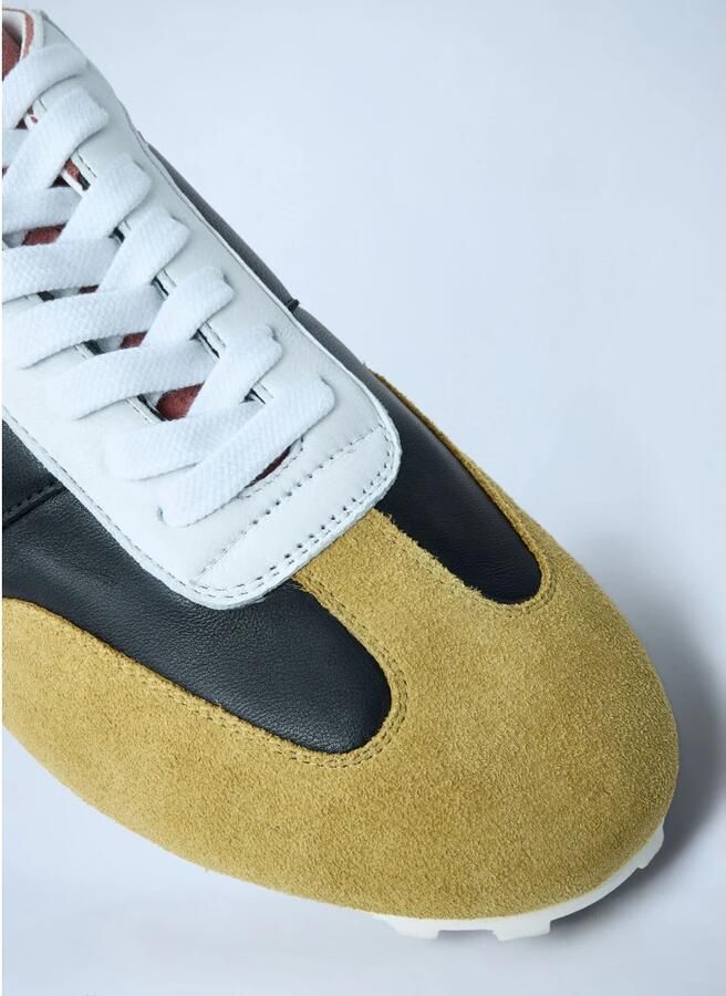 Marni Softy Soccer Leather Sneakers - Foto 2
