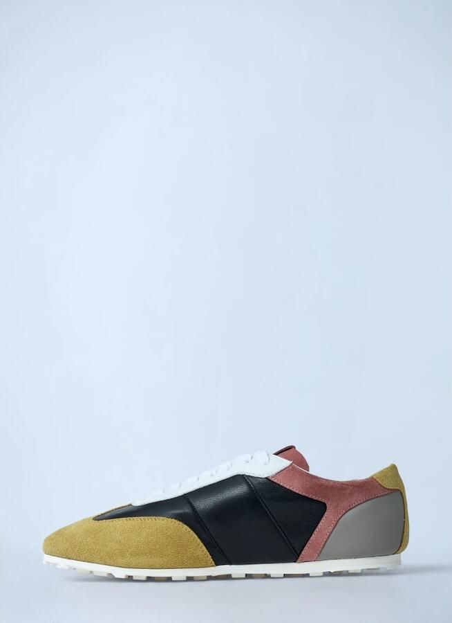 Marni Softy Soccer Leather Sneakers - Foto 3