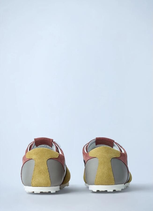 Marni Softy Soccer Leather Sneakers - Foto 4