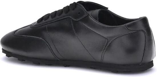 Marni Zwarte leren vetersneakers - Foto 6