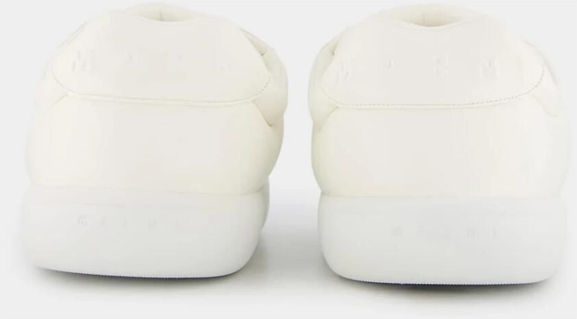 Marni Witte leren Bigfoot 2.0 Sneaker