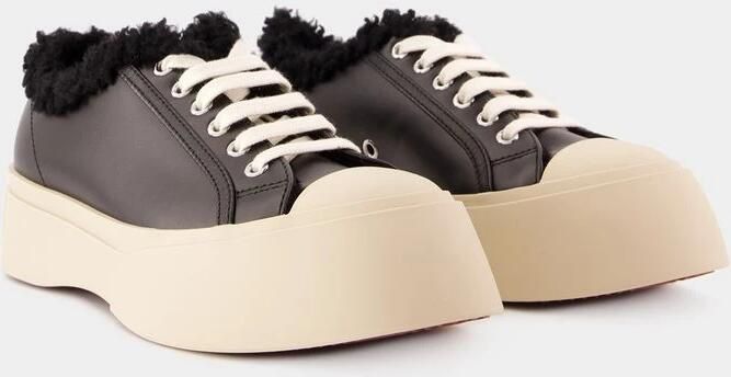 Marni Low-Top Sneakers Lace Pablo Sneakers Leather Black in zwart - Foto 2