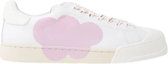 Marni Mismatched Leren Sneakers White Heren