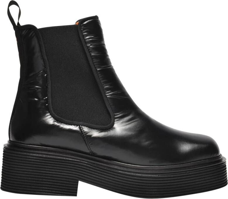 Marni Moderne Chelsea-laarzen Black Dames