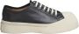 Marni Low-Top Sneakers Black Smooth Leather Sneakers in zwart - Thumbnail 1