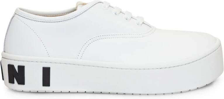 Marni Platform Lage Sneakers voor Heren White Heren