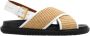 Marni Platte sandalen Bruin Dames - Thumbnail 1